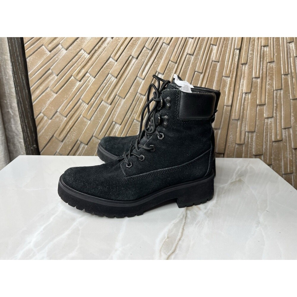 Timberland Carnaby A2719 Suede Leather Ankle Boots Booties Low Heels Women 7.5
